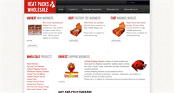 Desktop Screenshot of heatpacksuk.com